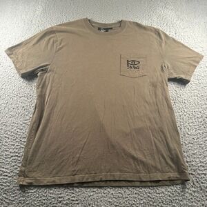 Parra Shirt Mens XL Olive Pocket Embroidered Logo 100% Cotton Portugal Crew